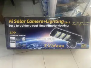 Ai Solar Camera + Light 2-in-1 SPM-XA 4K Wi-Fi – Brand New