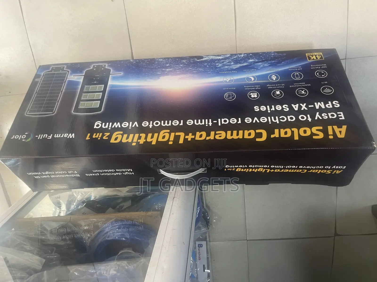 Ai Solar Camera + Light 2-in-1 SPM-XA 4K Wi-Fi – Brand New