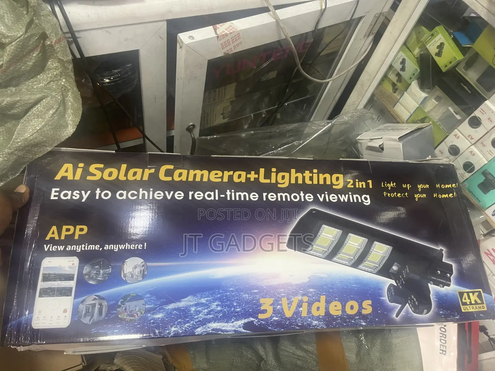 Ai Solar Camera + Light 2-in-1 SPM-XA 4K Wi-Fi – Brand New