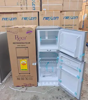 ROCH Double-Door Refrigerator – Model RFR-135DTN-J