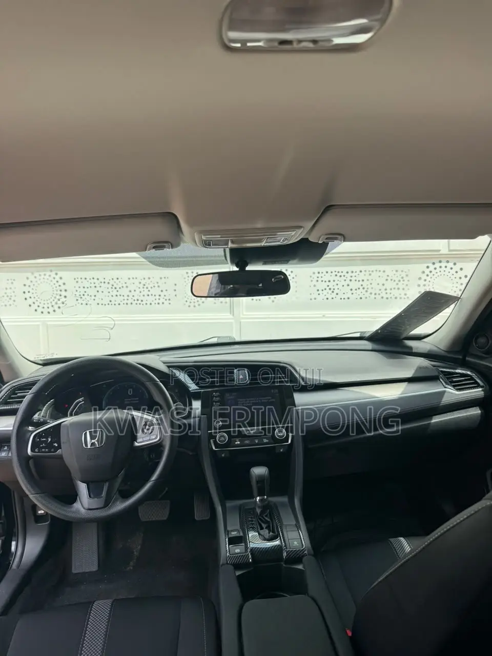 Honda Civic LX Sedan 2019 Black