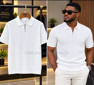 Pure White Quality Knitted Club T Shirts Available in All Sizes