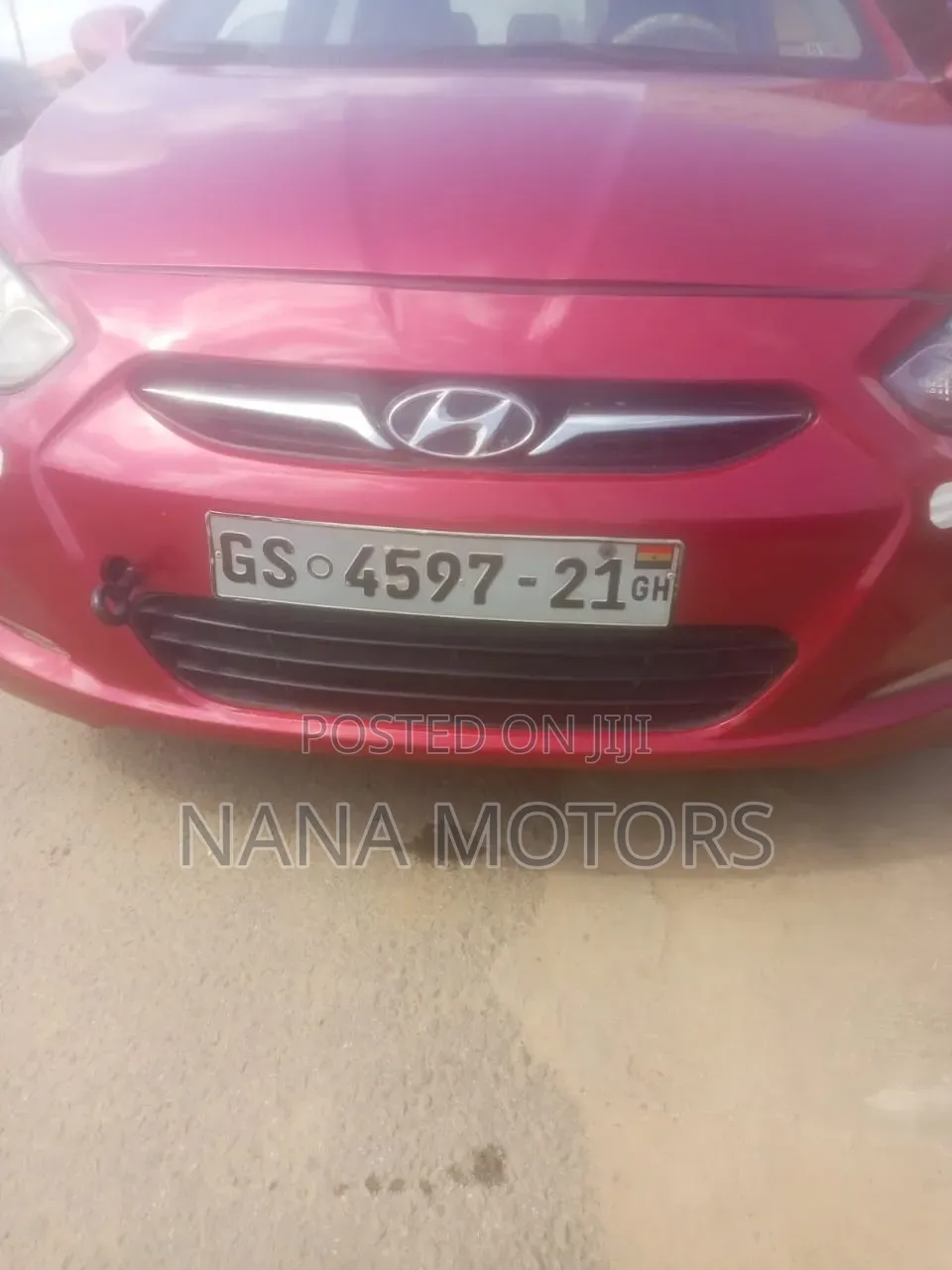 Hyundai Accent 2016 Red