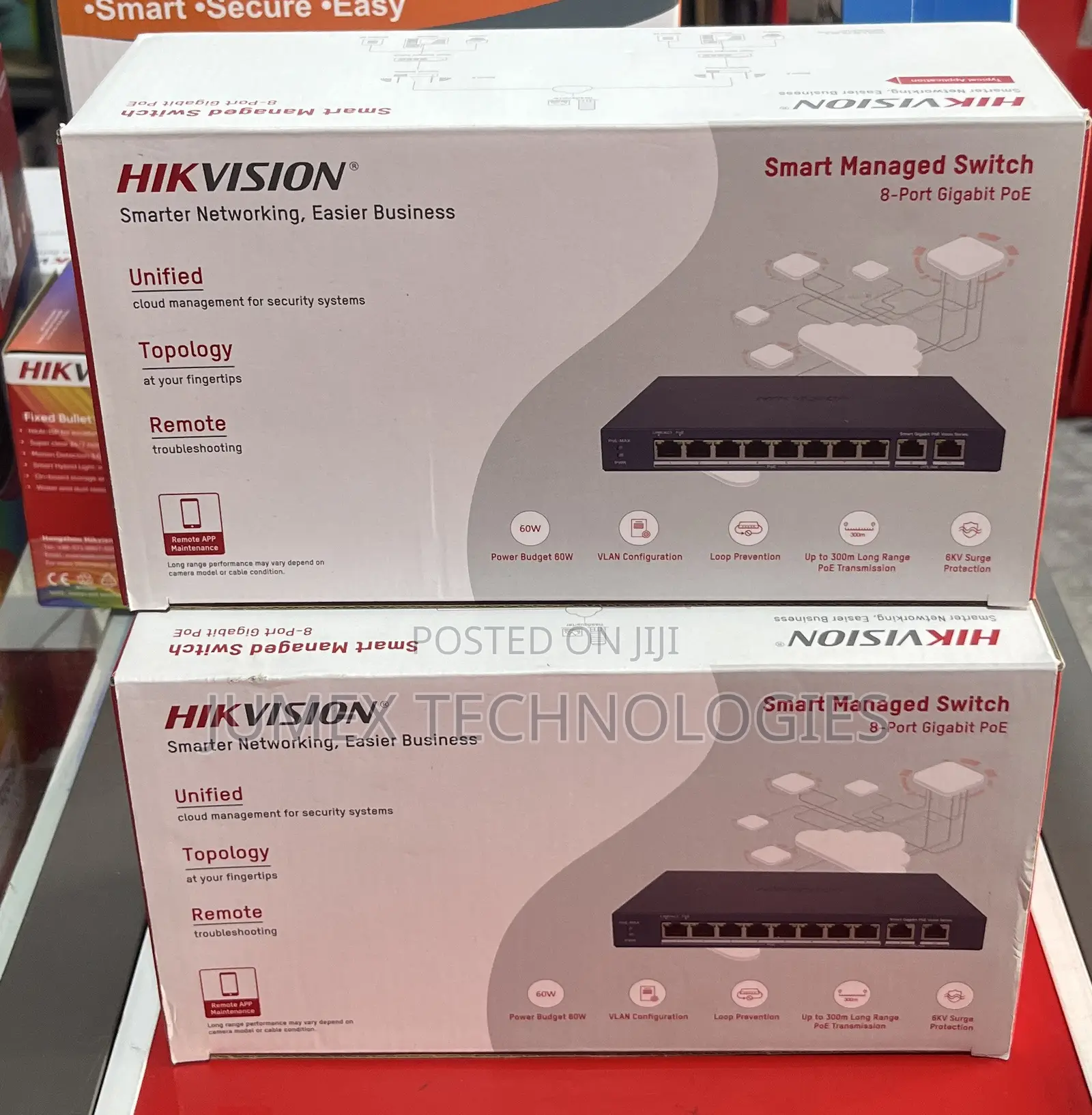 Hikvision 8port Gigabit Poe Switch Smart Managed Ds-3e1510p-Ei/M