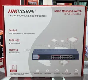 HIKVISION 16PORT POE Smart Managed Switch 16-Port DS-3E1318P-EI/M
