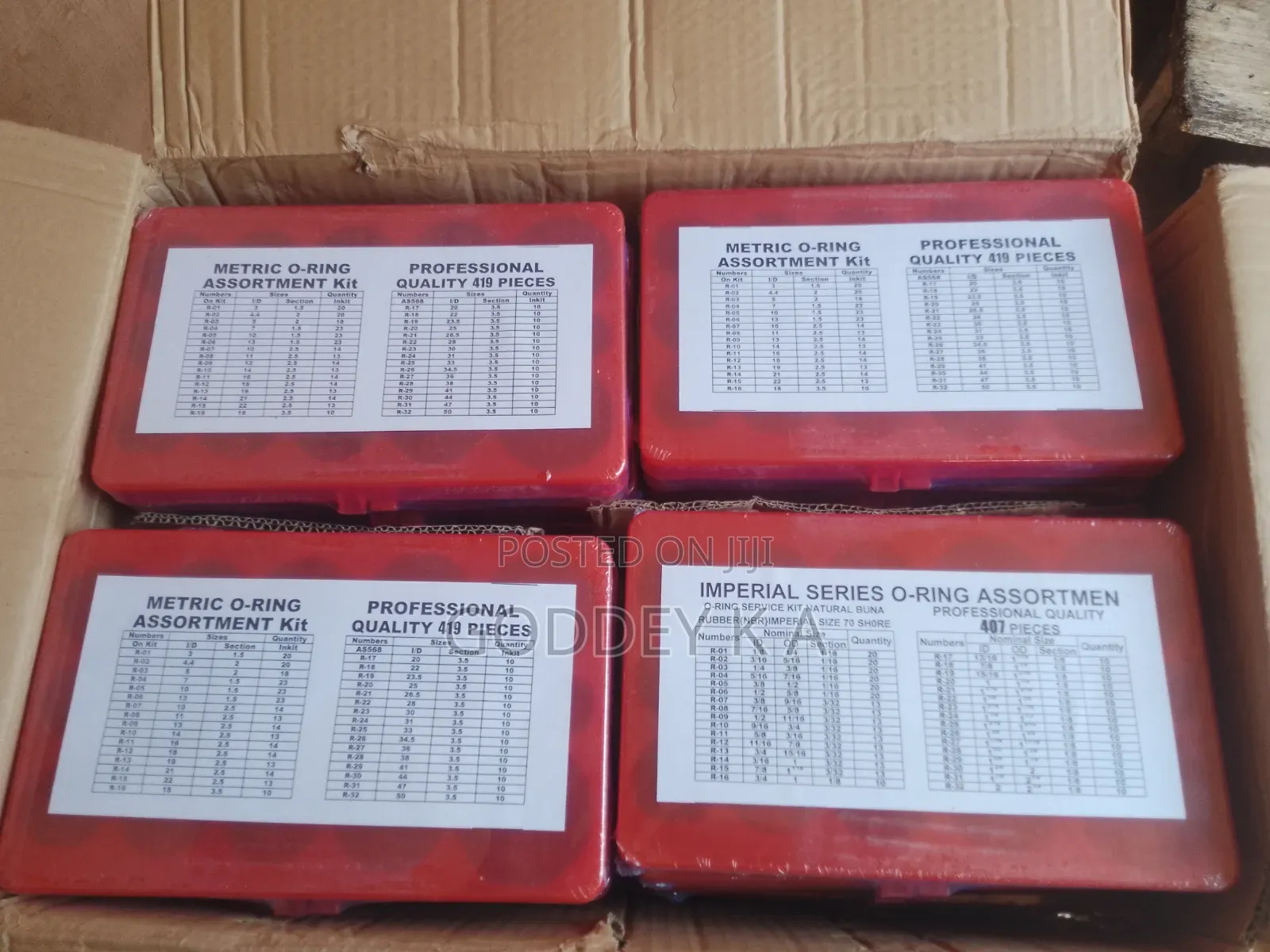 Metric and Imperial O Ring Assortment Kit