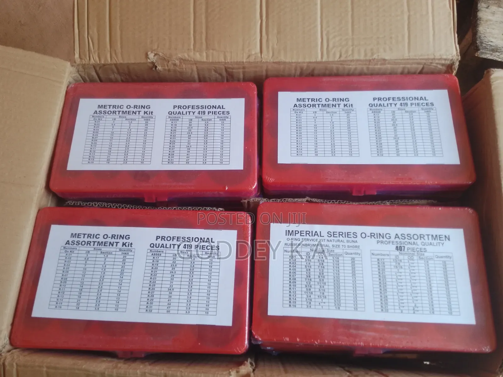 Metric and Imperial O Ring Assortment Kit