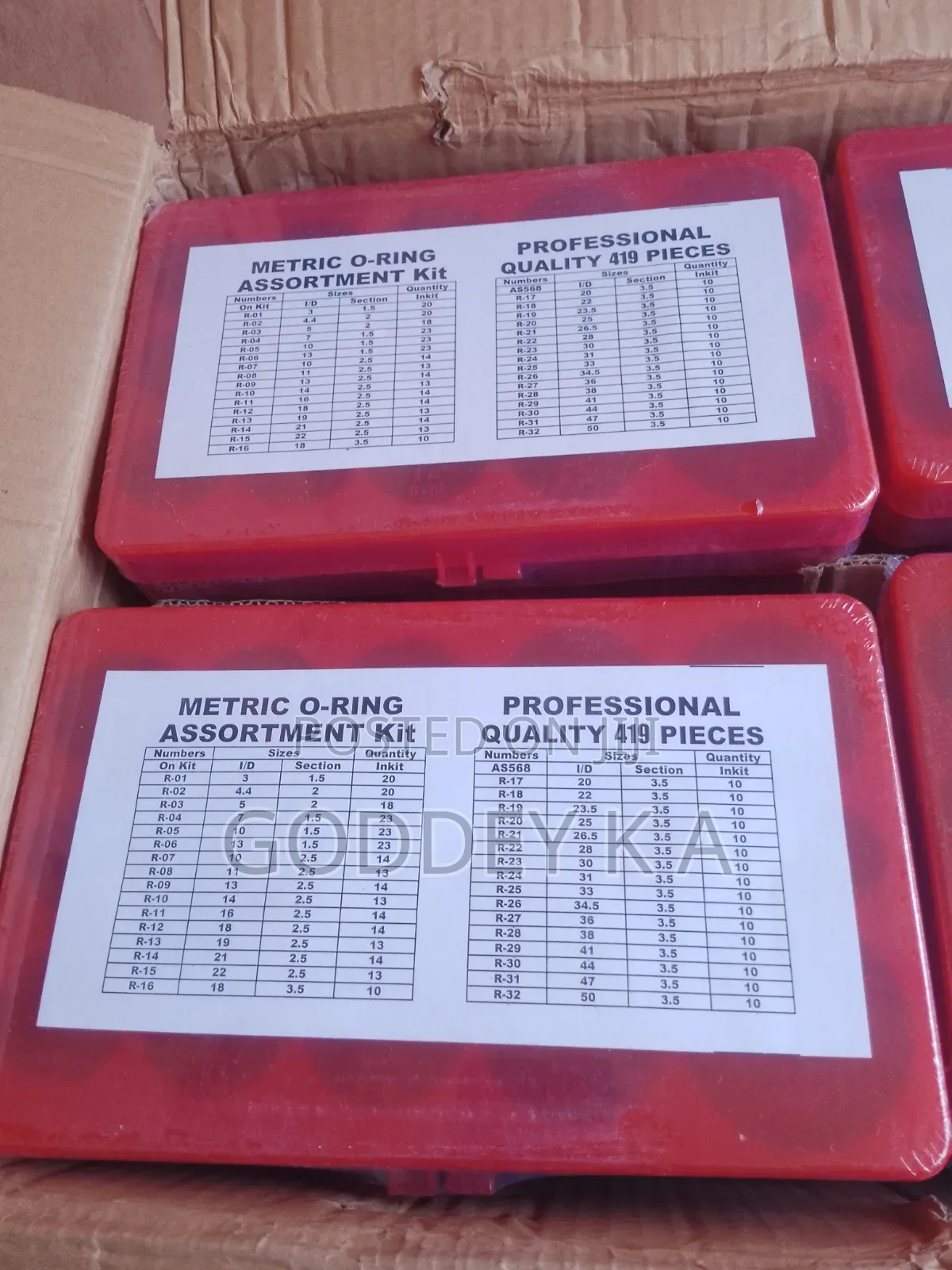 Metric and Imperial O Ring Assortment Kit