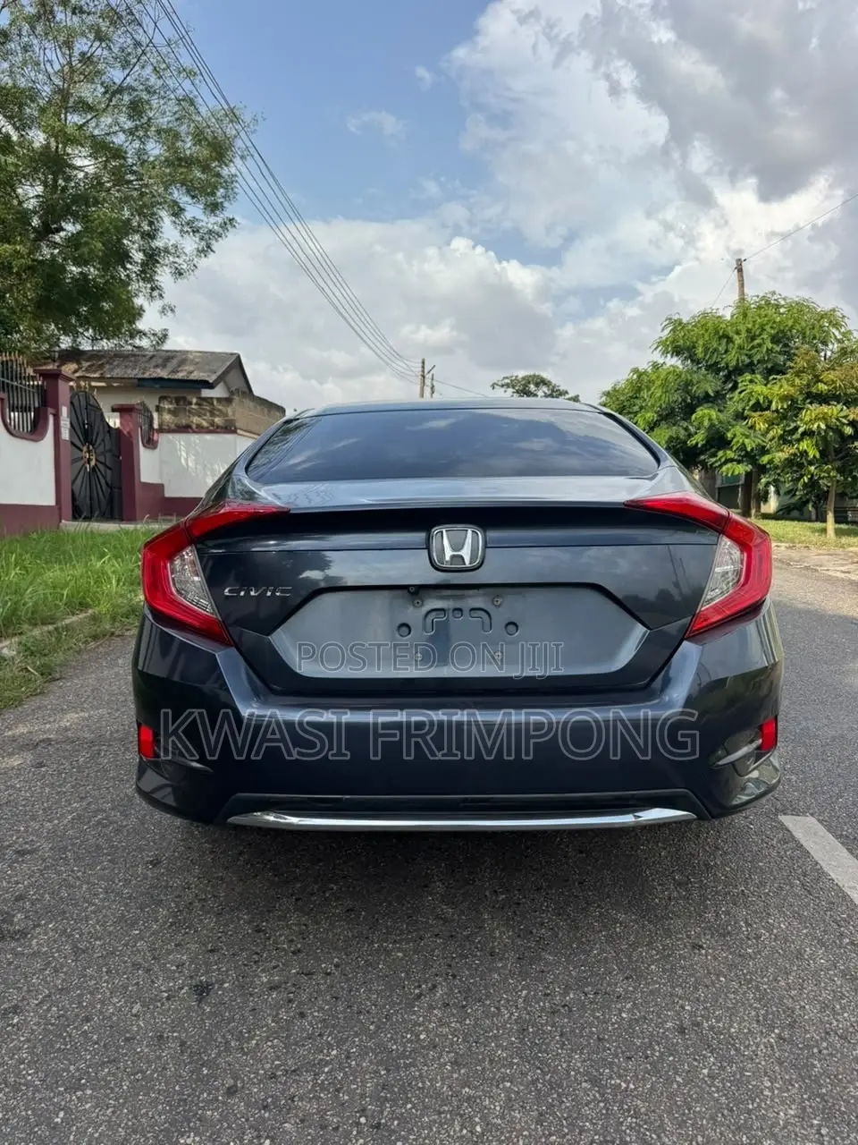 Honda Civic EX Sedan 2019 Gray