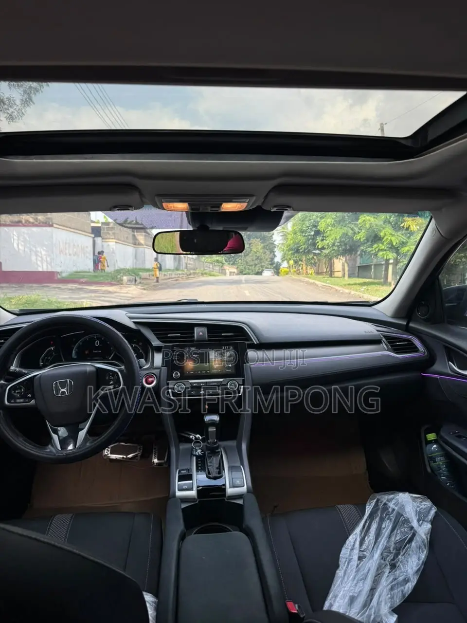 Honda Civic EX Sedan 2019 Gray