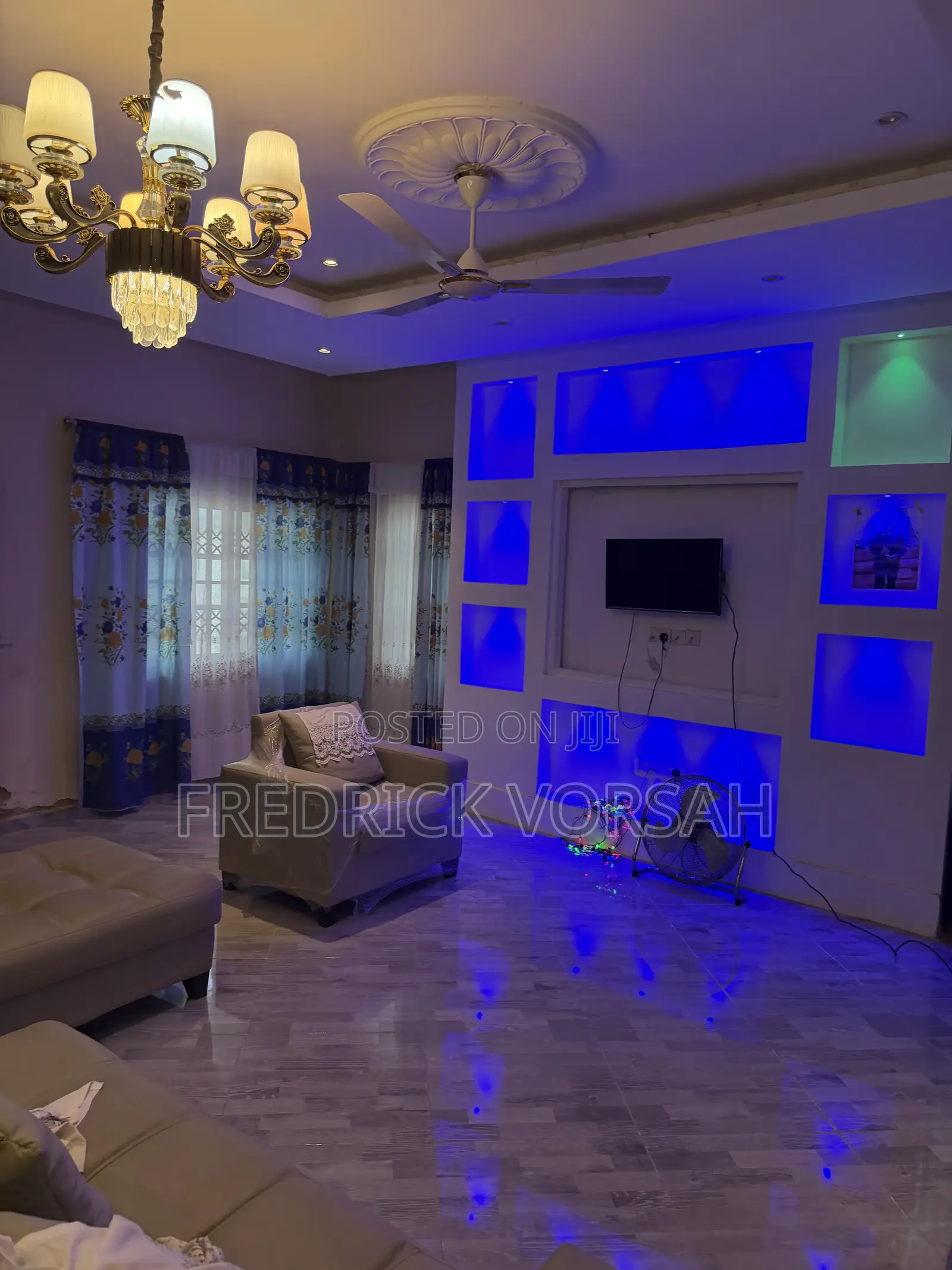 5bdrm Apartment in Dr Roo Villa, Amasaman for rent