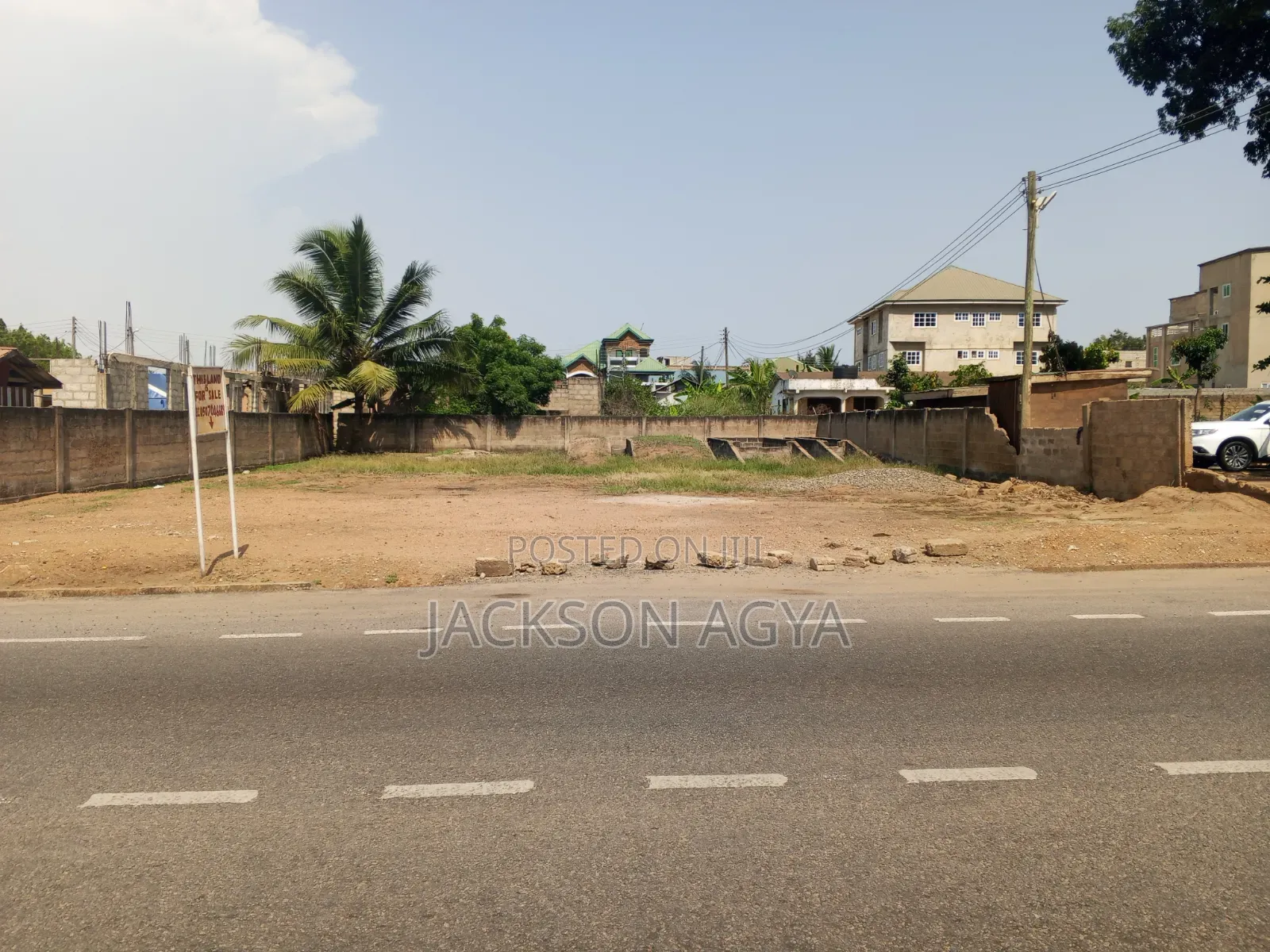 Main Road Land for Sale in Kasoa Ofaakor