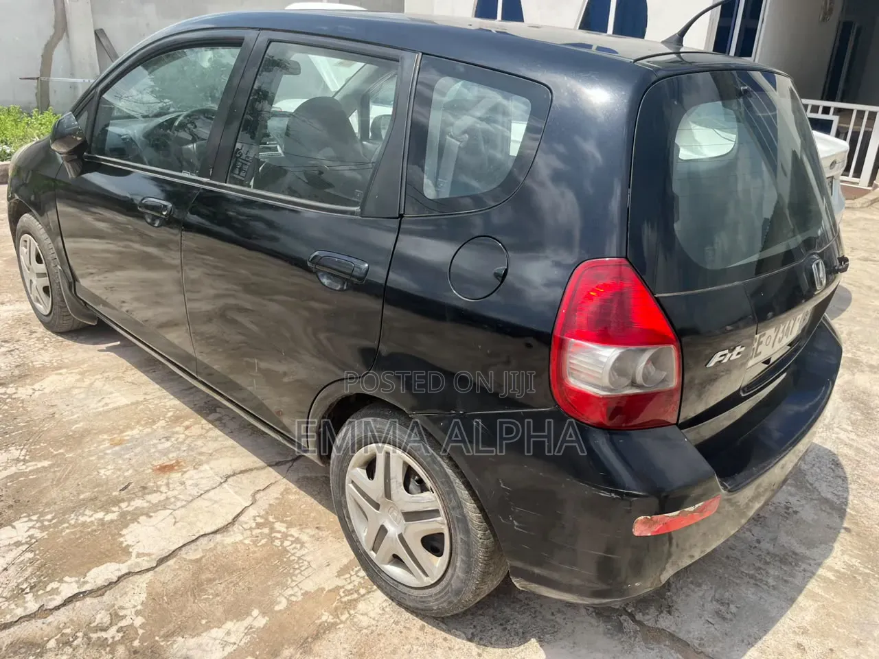 Honda Fit Base FWD 2007 Black