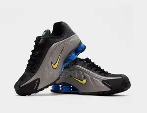 Affordable Sneakers – Nike Shox R4 – Black/Silver/Red | Unisex