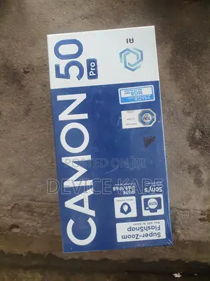 New Tecno Camon 50 Pro 256 GB Black