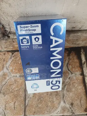 New Tecno Camon 50 Pro 256 GB Black
