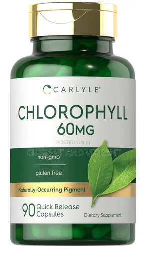 Chlorophyll Capsules | 60mg | 90 Complex Pills | With Copper