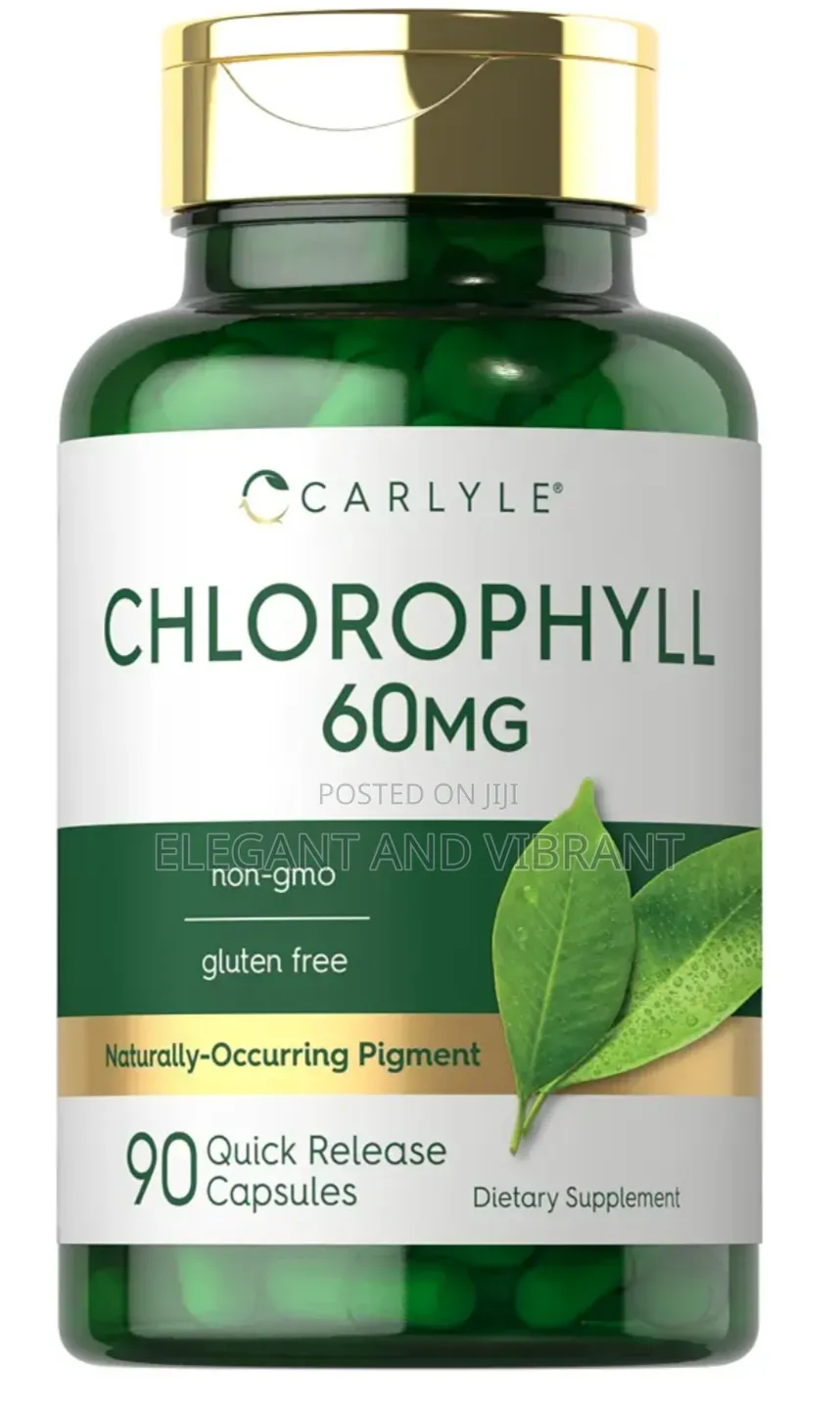 Chlorophyll Capsules | 60mg | 90 Complex Pills | With Copper