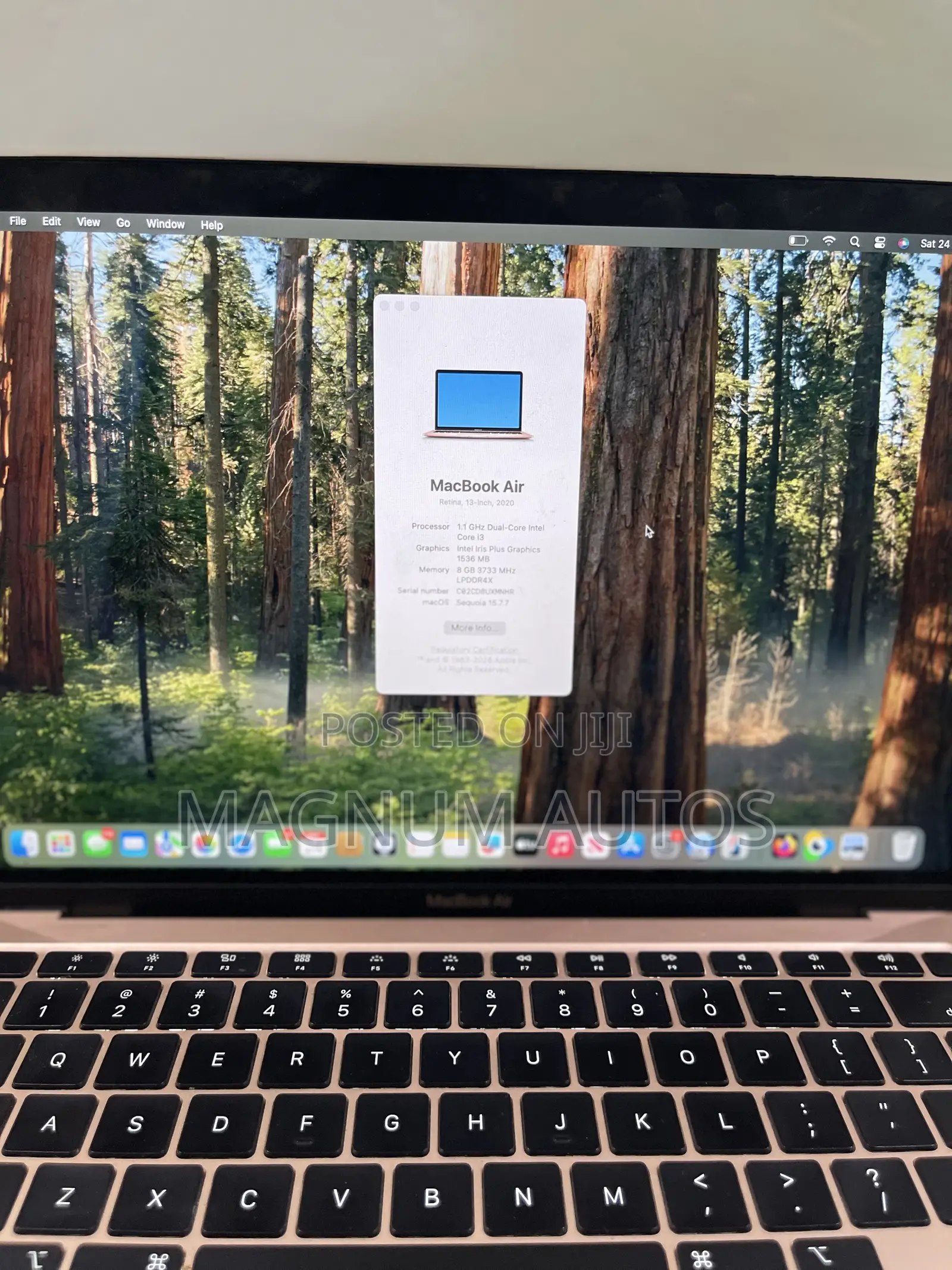 Laptop Apple MacBook Air 8GB Intel Core i3 SSD 256GB