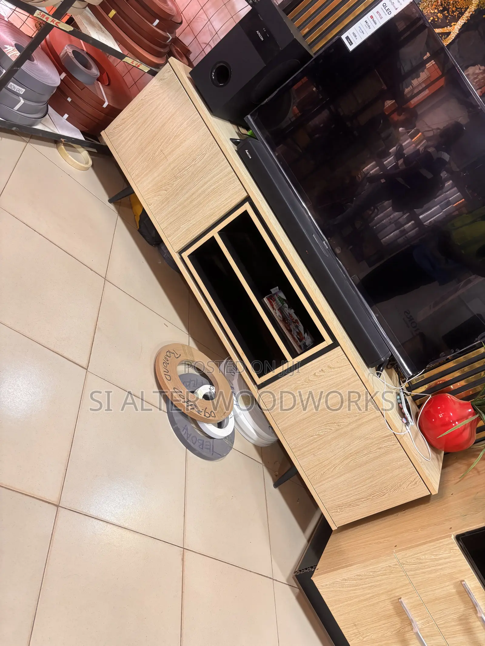 Oak TV Stand