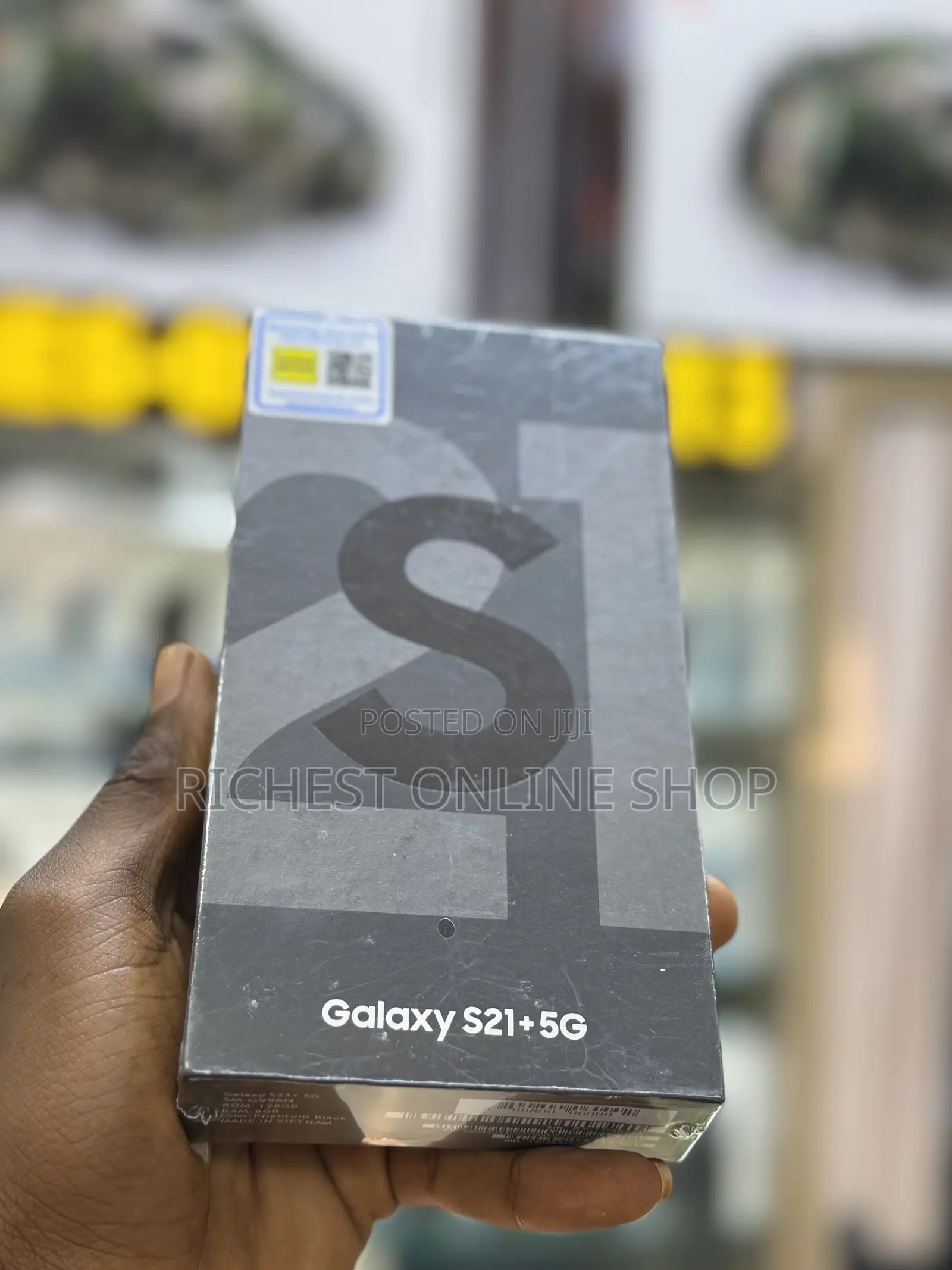 New Samsung Galaxy S21+ 5G 128 GB Black