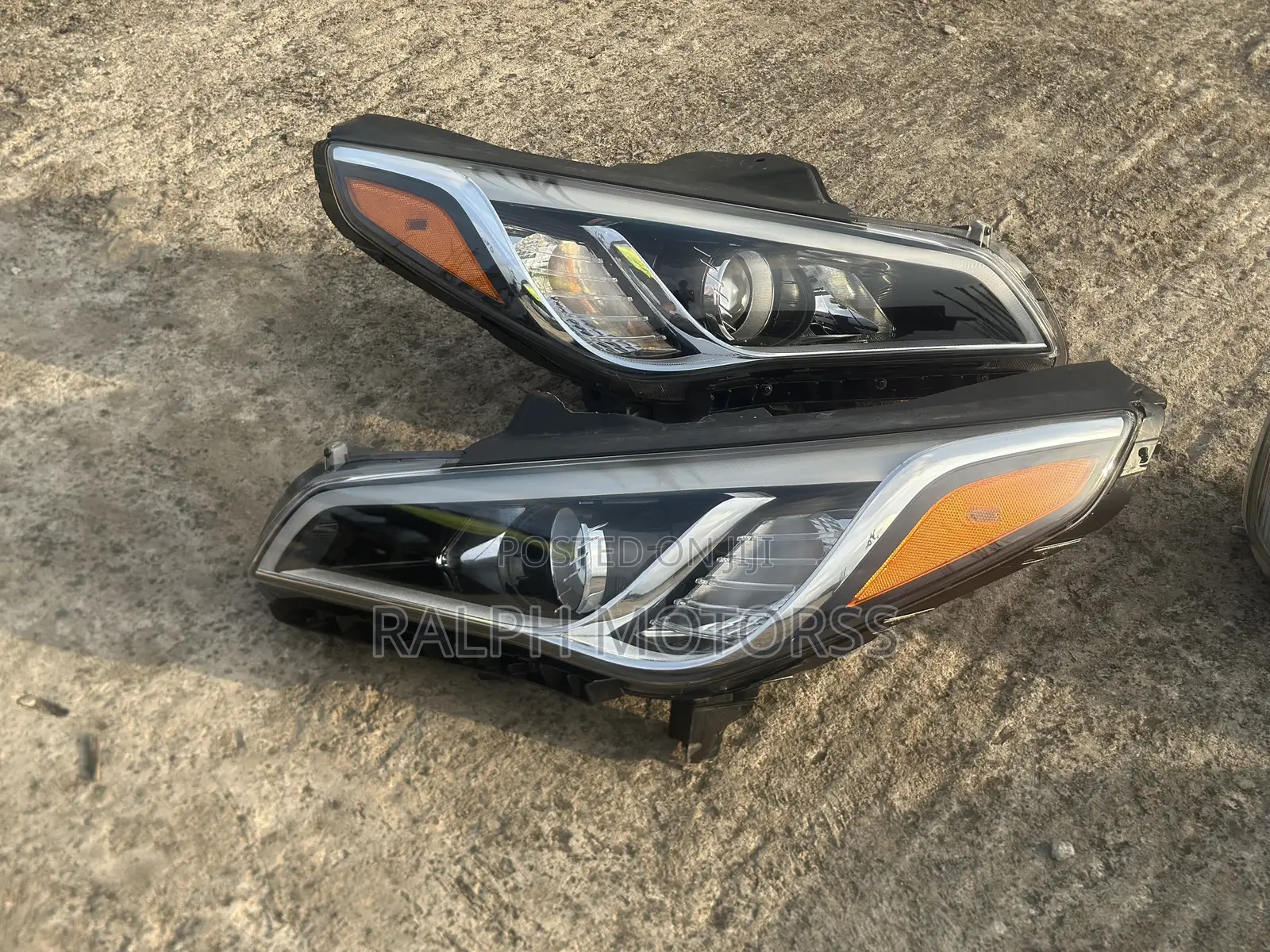 Hyundai Sonata 2016 Headlights Pair