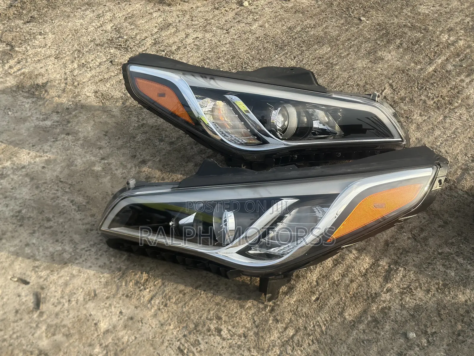 Hyundai Sonata 2016 Headlights Pair