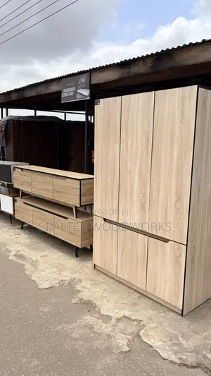 Wardrobe and Matched TV Stand