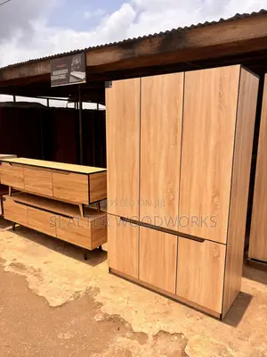 Wardrobe and Matched TV Stand