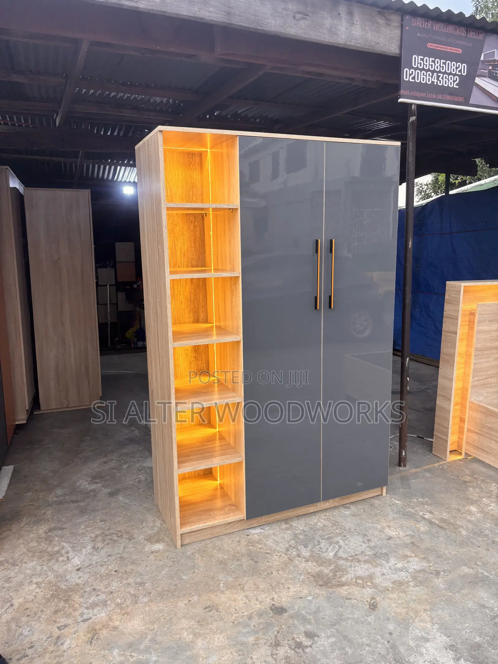 Lightening 2in1 Shelve Wardrobe