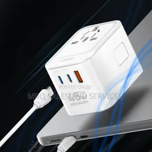 3 USB Ports 45W GaN Travel Adapter Z8 Type-C Output Up to 65W