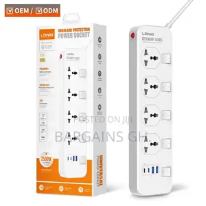 LDNIO SC4408C 4 Ports Power Strip (Multi Socket)