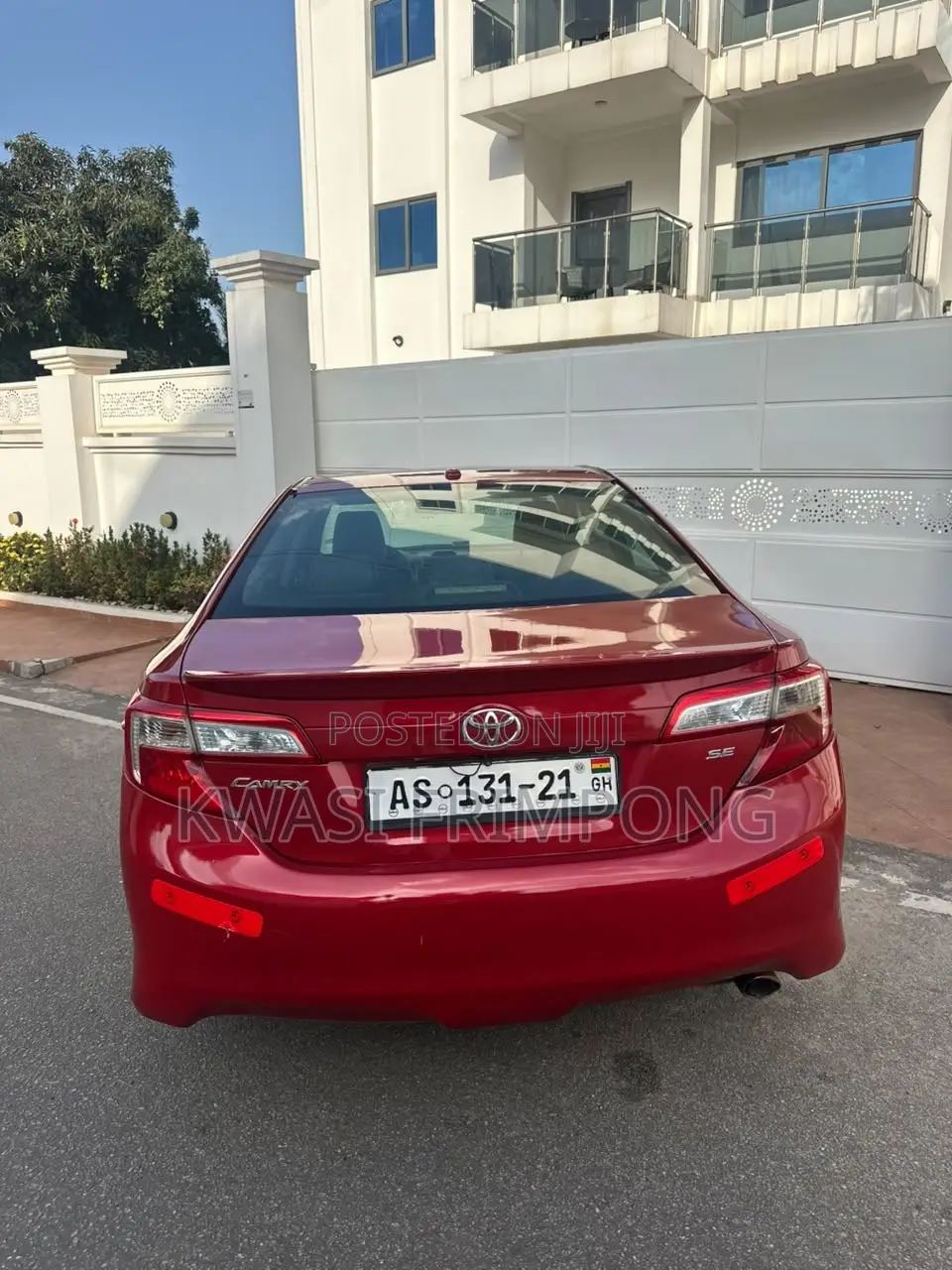 Toyota Camry SE 4dr Sedan w/Prod. End 11/13 (2.5L 4cyl 6A) 2014 Red