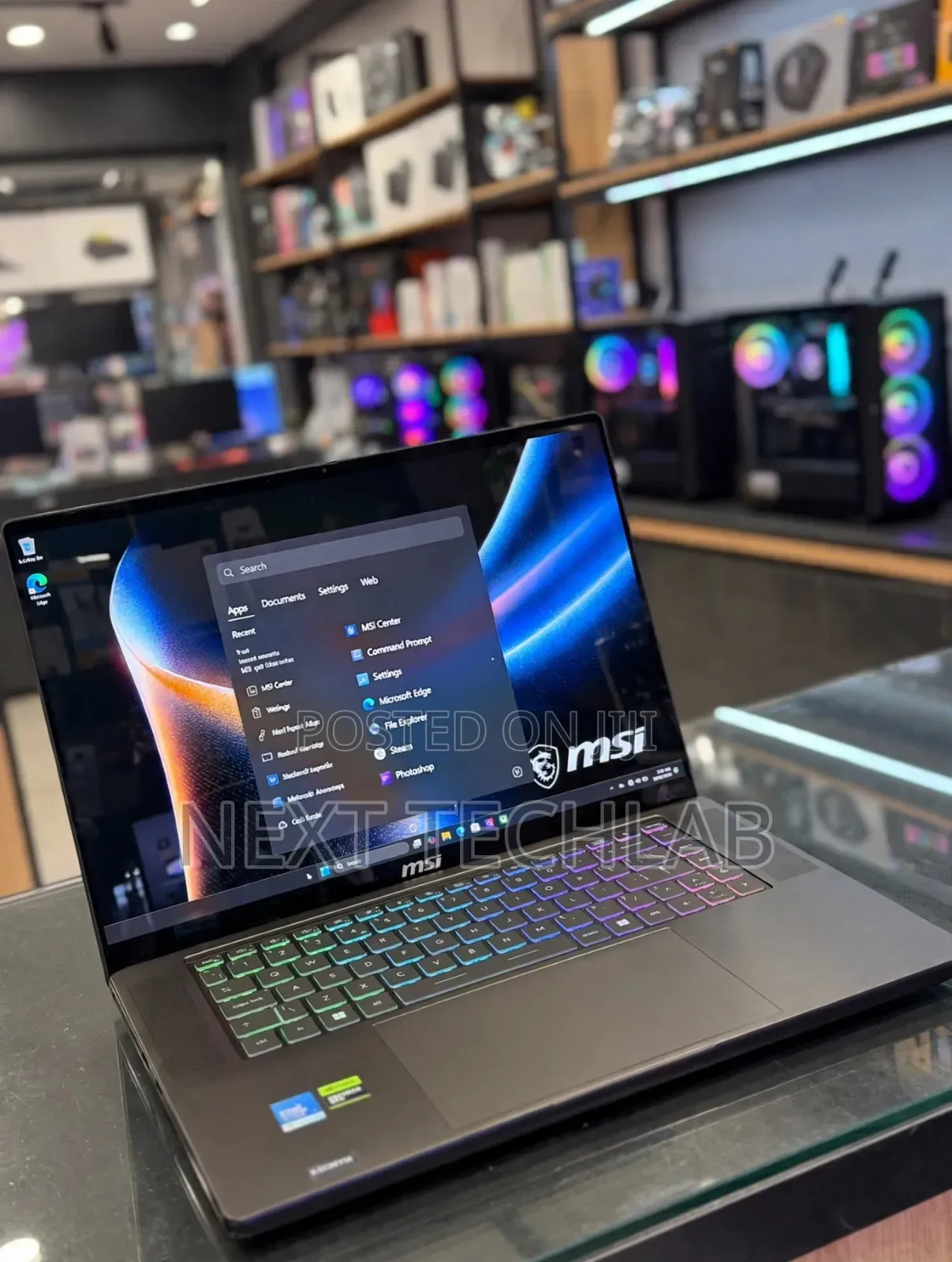 New Laptop MSI Stealth 16 AI Studio 32GB Intel Core Ultra 9 SSD 1T