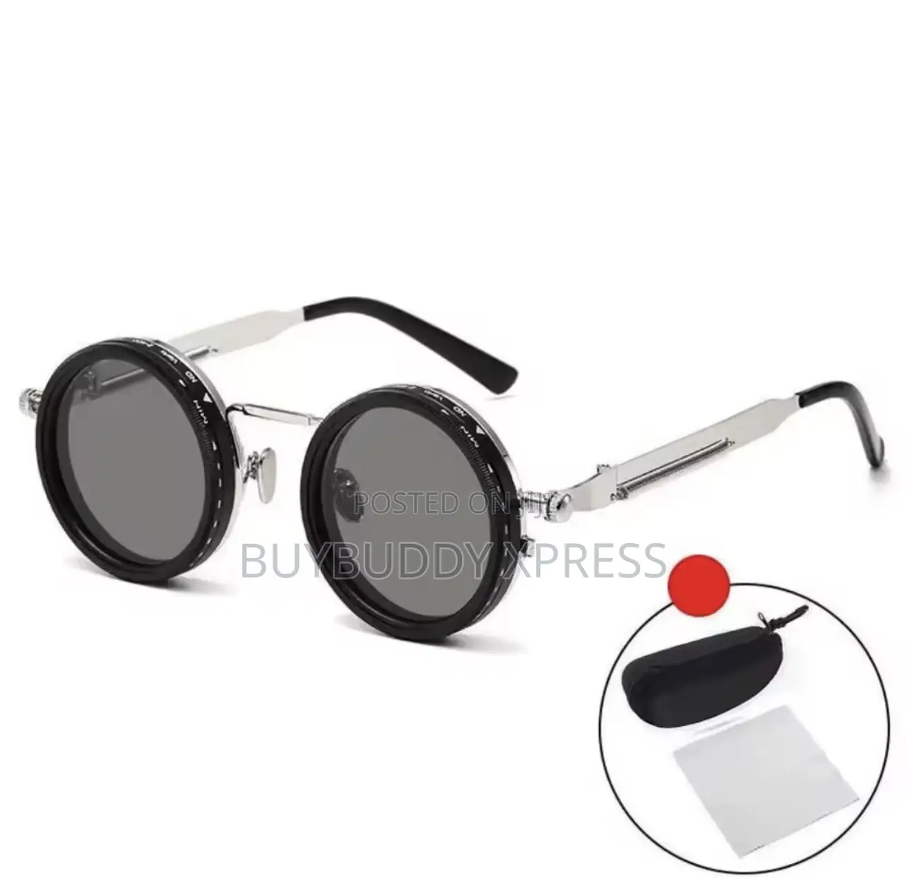 ND9 Stainless Steel Sunglasses With Case