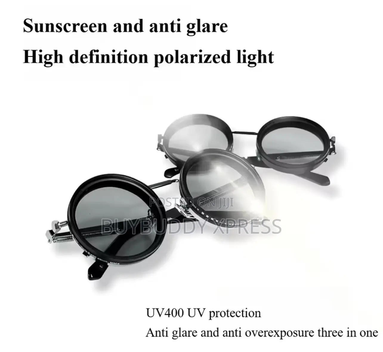 ND9 Stainless Steel Sunglasses With Case