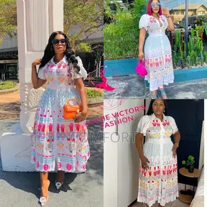 Long Dress With Buttons Available