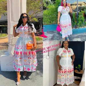 Long Dress With Buttons Available