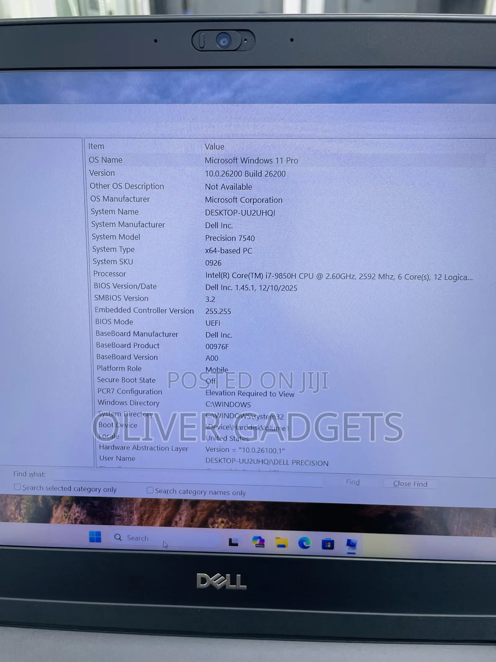 Laptop Dell Precision 7540 32GB Intel Core i7 SSD 512GB