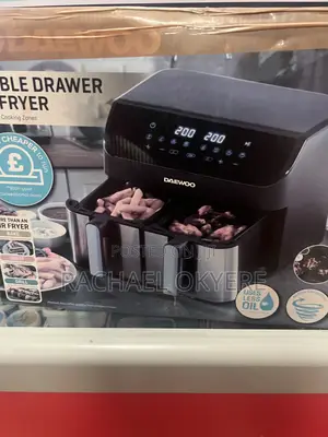 Air Fryer Daewoo 9L Double drawers.New Version