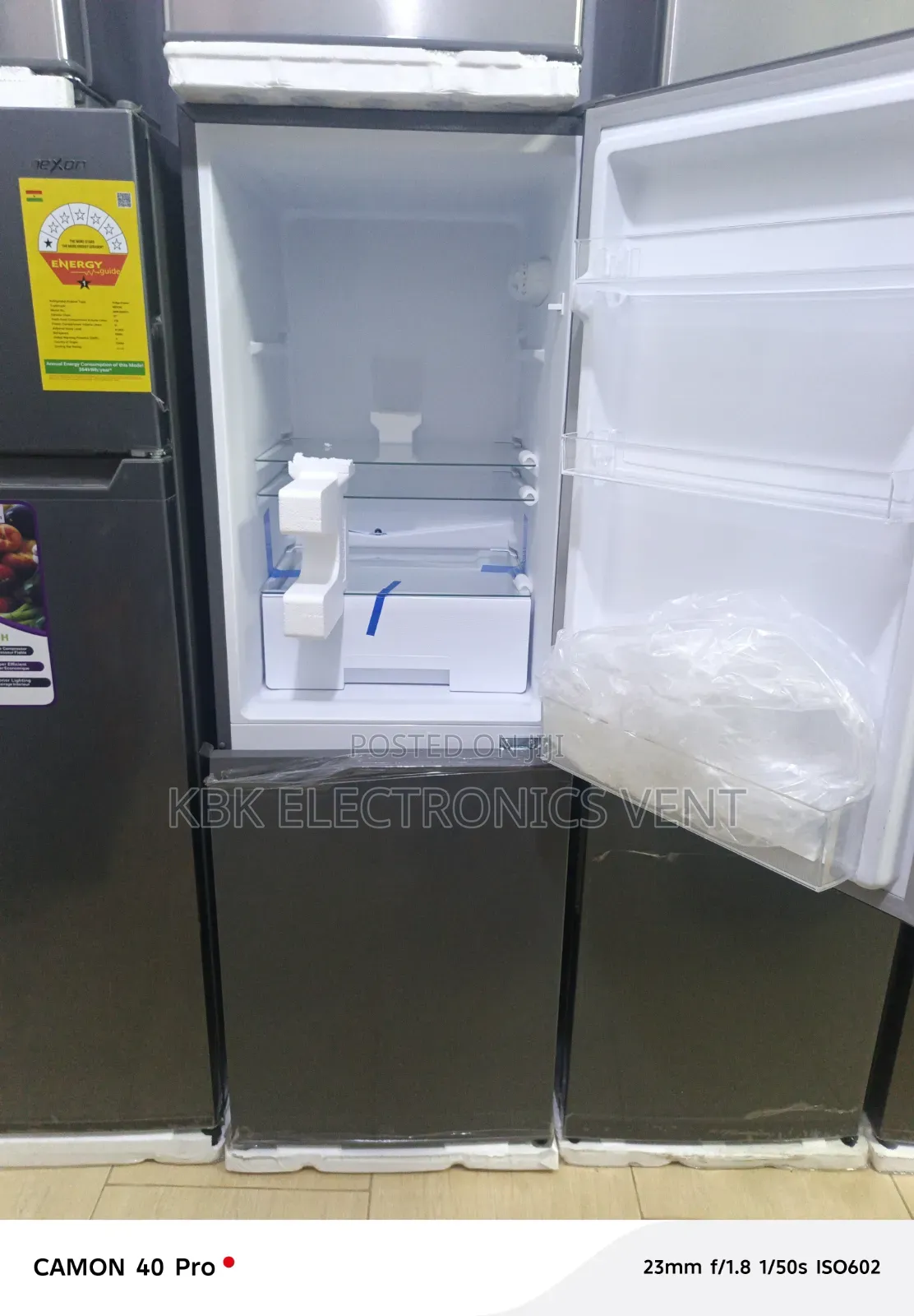 Nexon 185Liter Double Door Refrigerator With Bottom Freeezer.