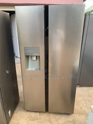 Big Side-by-Side Refrigerator With Water Dispenser – Clean & Working