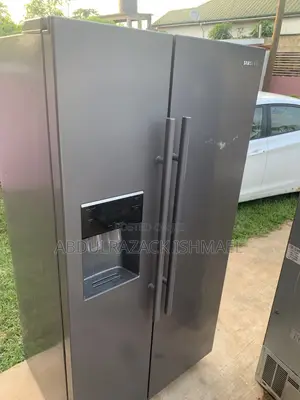 Big Side-by-Side Refrigerator With Water Dispenser – Clean & Working
