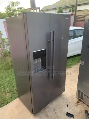 Big Side-by-Side Refrigerator With Water Dispenser – Clean & Working