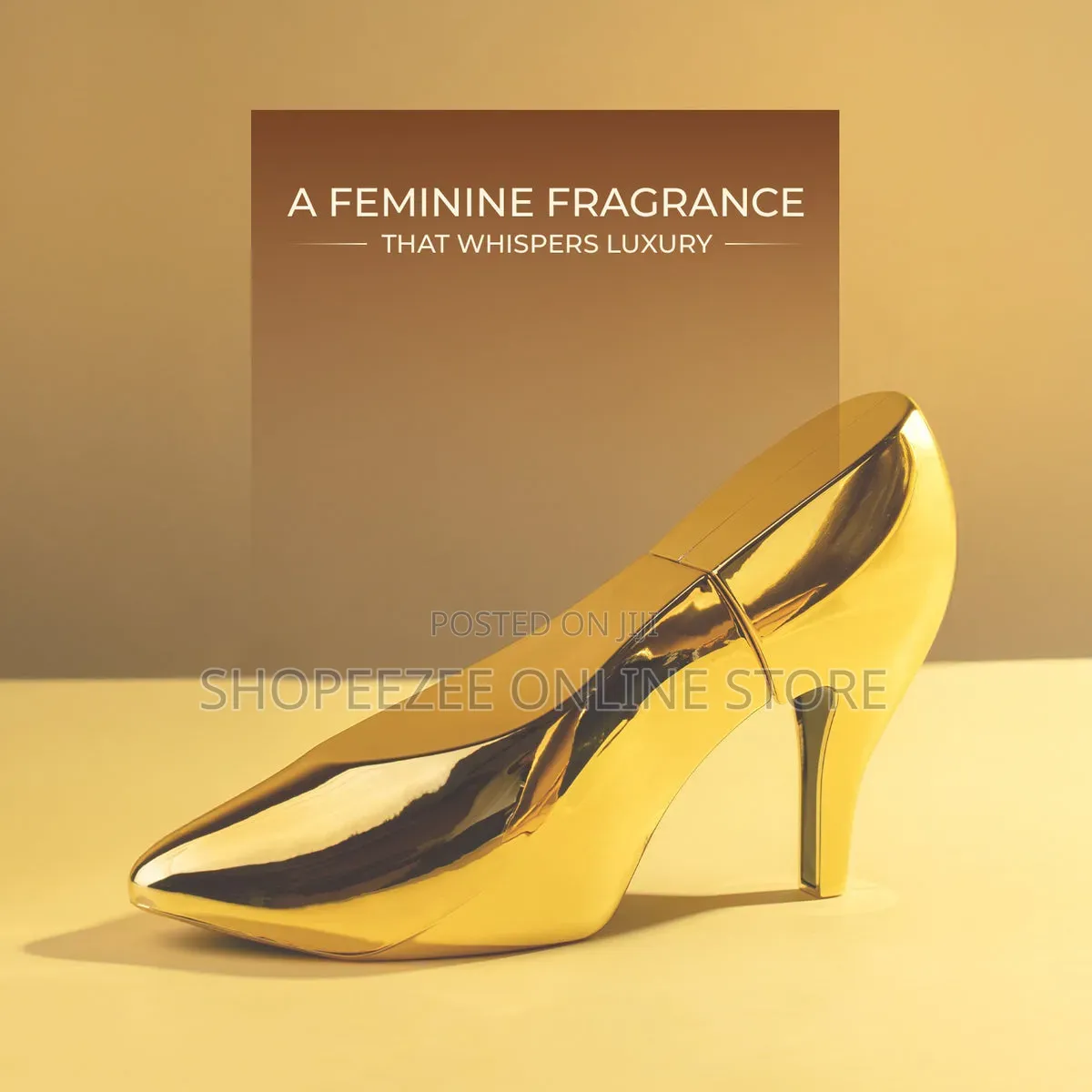 Gold Sexxy Shoo Perfume for Women EDP 100 M