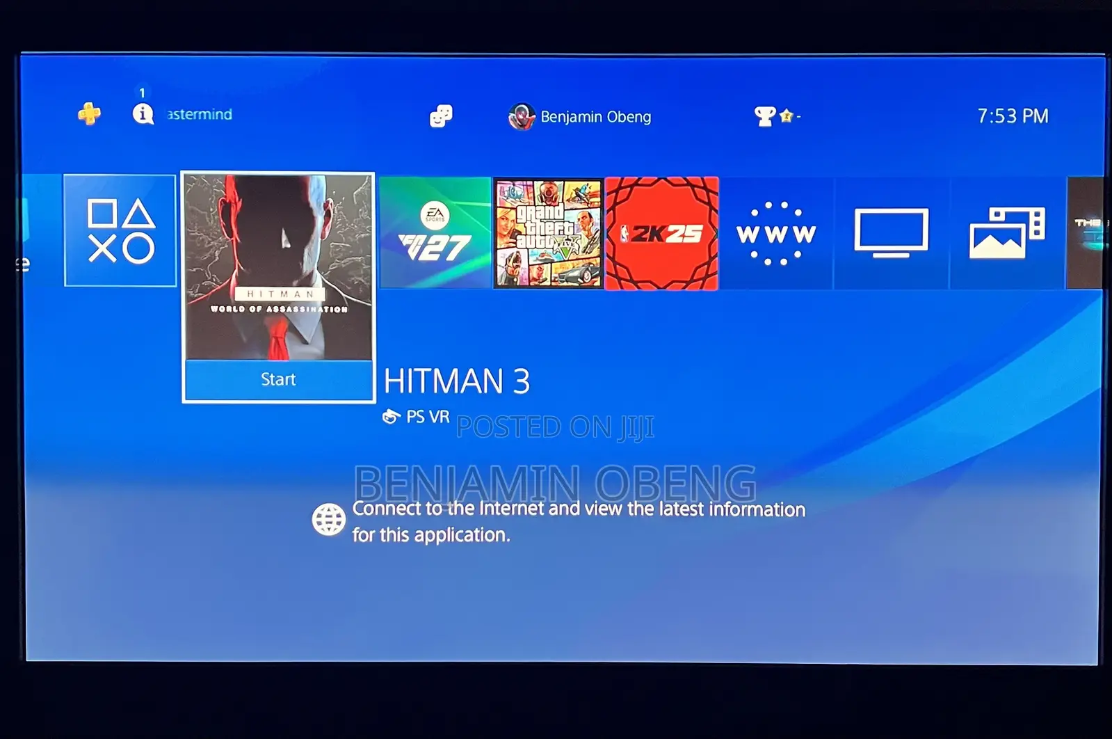 PS4 Slim With 4 Games