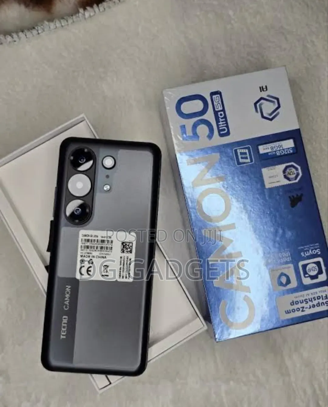 New Tecno Camon 50 Ultra 512 GB Black