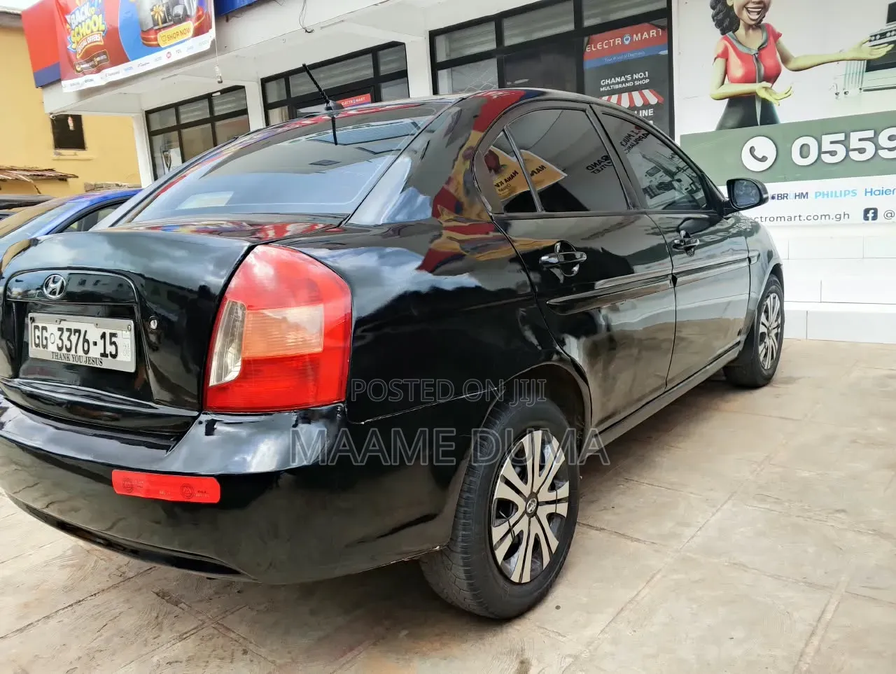 Hyundai Accent 1.3 GLS Automatic 2008 Black