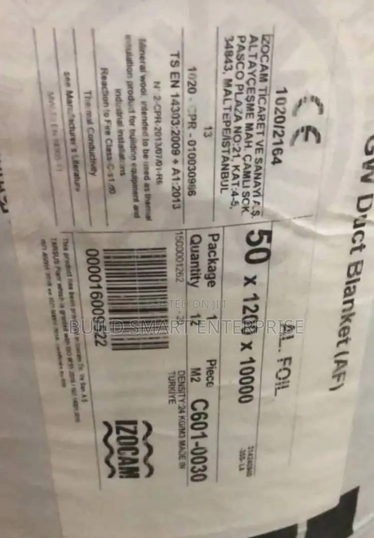 Izocam Insulation Wool (50mm X 18m2)