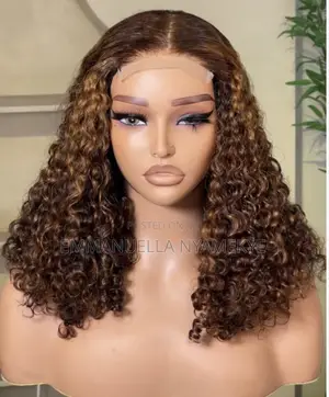 Piano Pixie Curls Human Hair Wig.